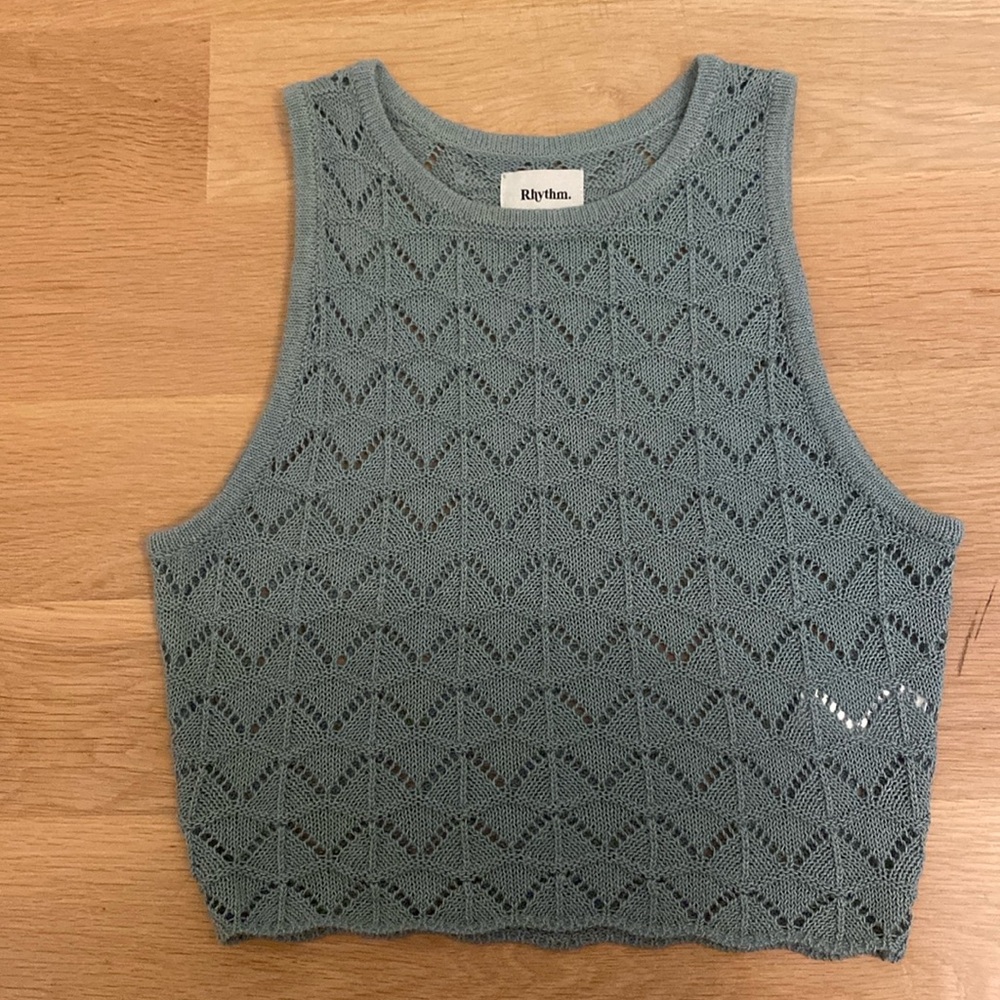 Rhythm crochet tank top